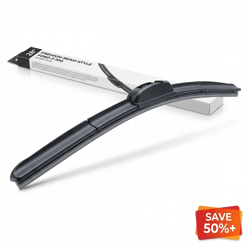 Ford F-100 Driver Side Wiper Blade — 28