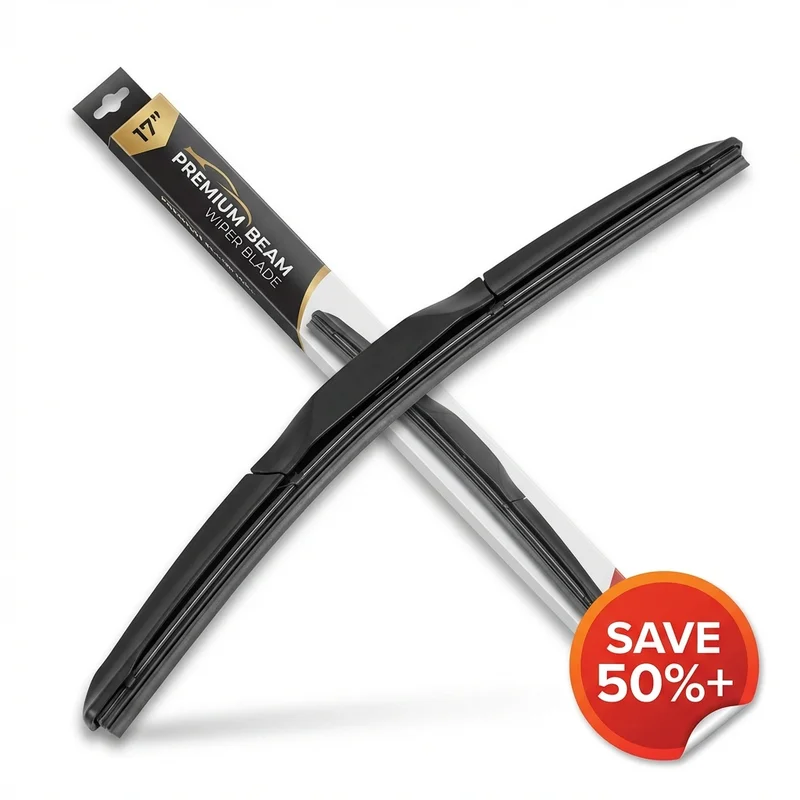 GMC W6500 Forward Passenger Side Wiper Blade — 17