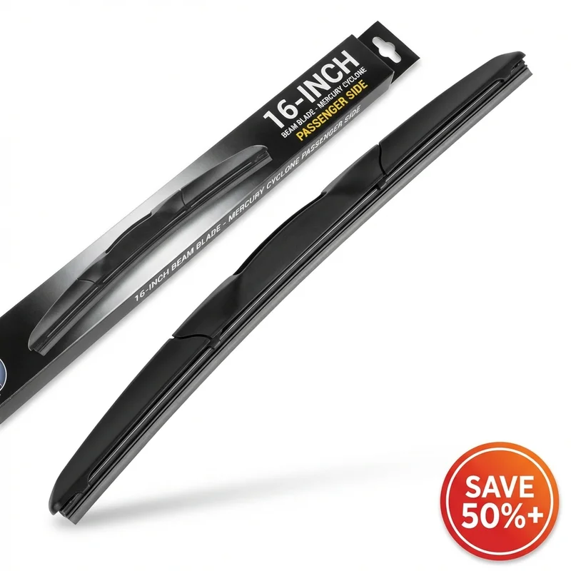 Mercury Cyclone Passenger Side Wiper Blade — 16