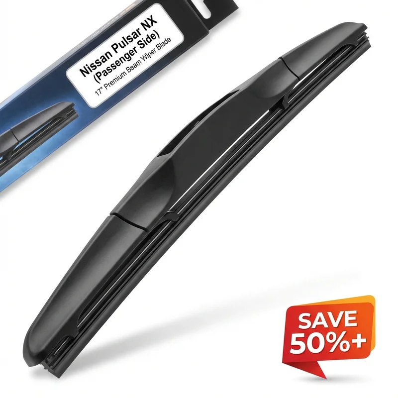 Nissan Pulsar NX Passenger Side Wiper Blade — 17