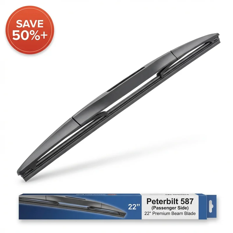 Peterbilt 587 Passenger Side Wiper Blade — 22