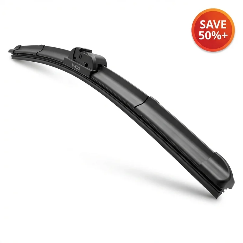 White WCA Passenger Side Wiper Blade — 18