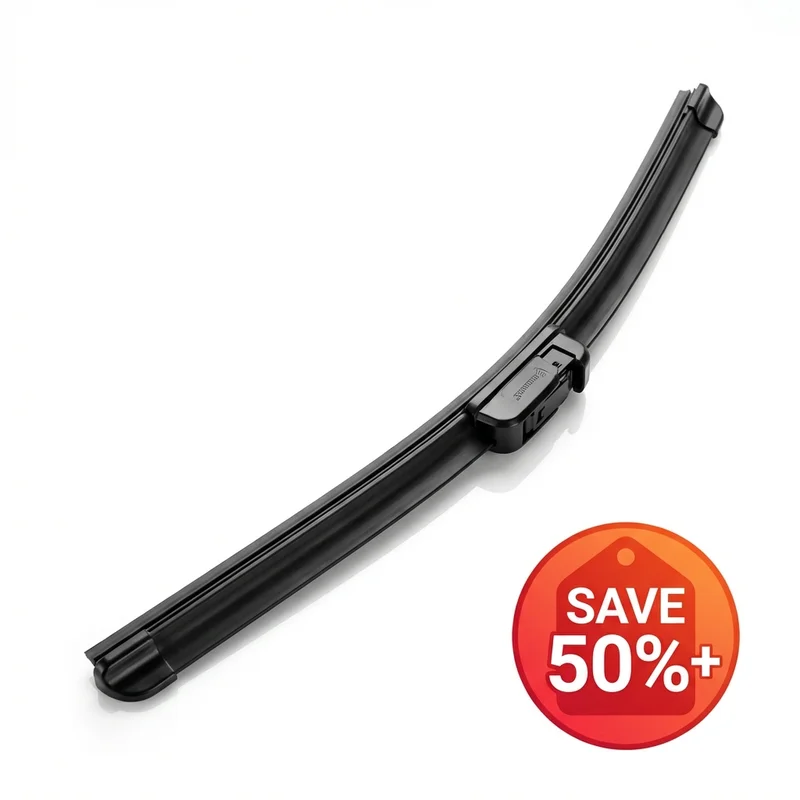 White WCM Rear Wiper Blade — 10