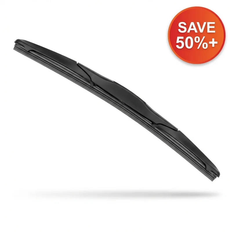 White WIM Passenger Side Wiper Blade — 17
