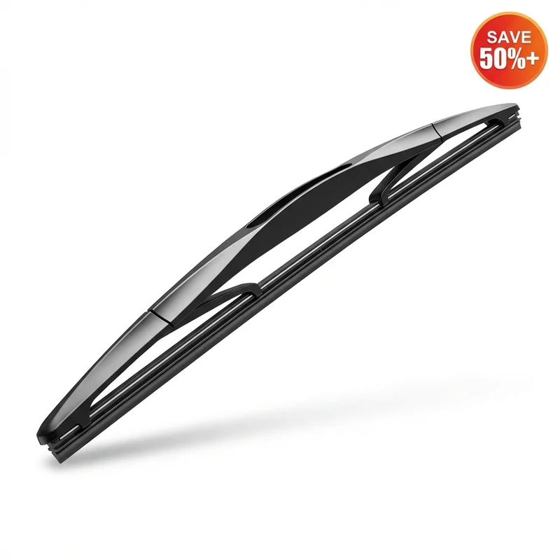 White WIS Passenger Side Wiper Blade — 17